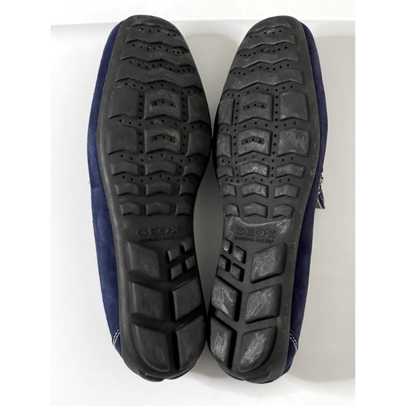 Geox | Men's Siron Navy Suede Slip On Loafers - Picture 6 of 6